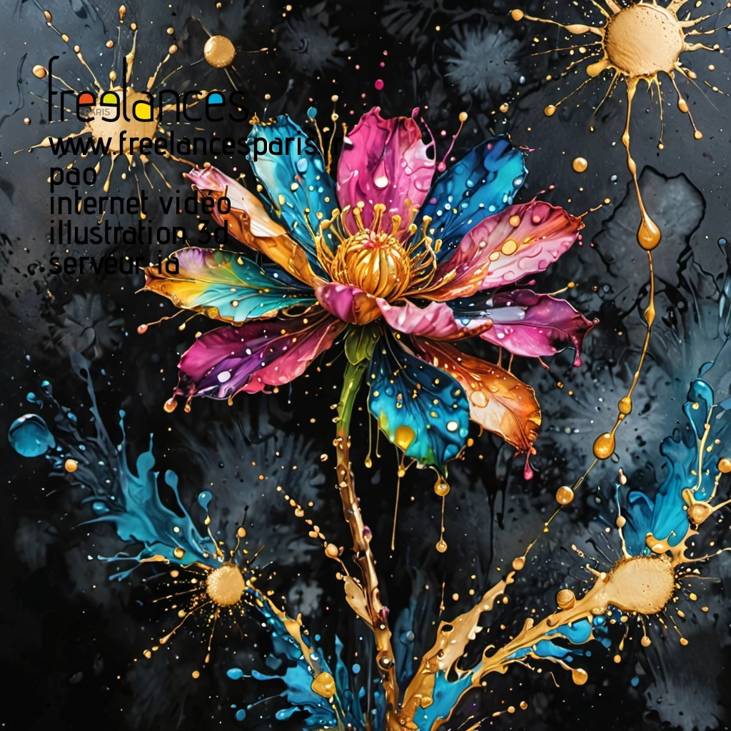 Pao mise en page internet vidéo illustration 3d serveur IA générative AI freelance paris studio de création magazines PUJWKUJ0